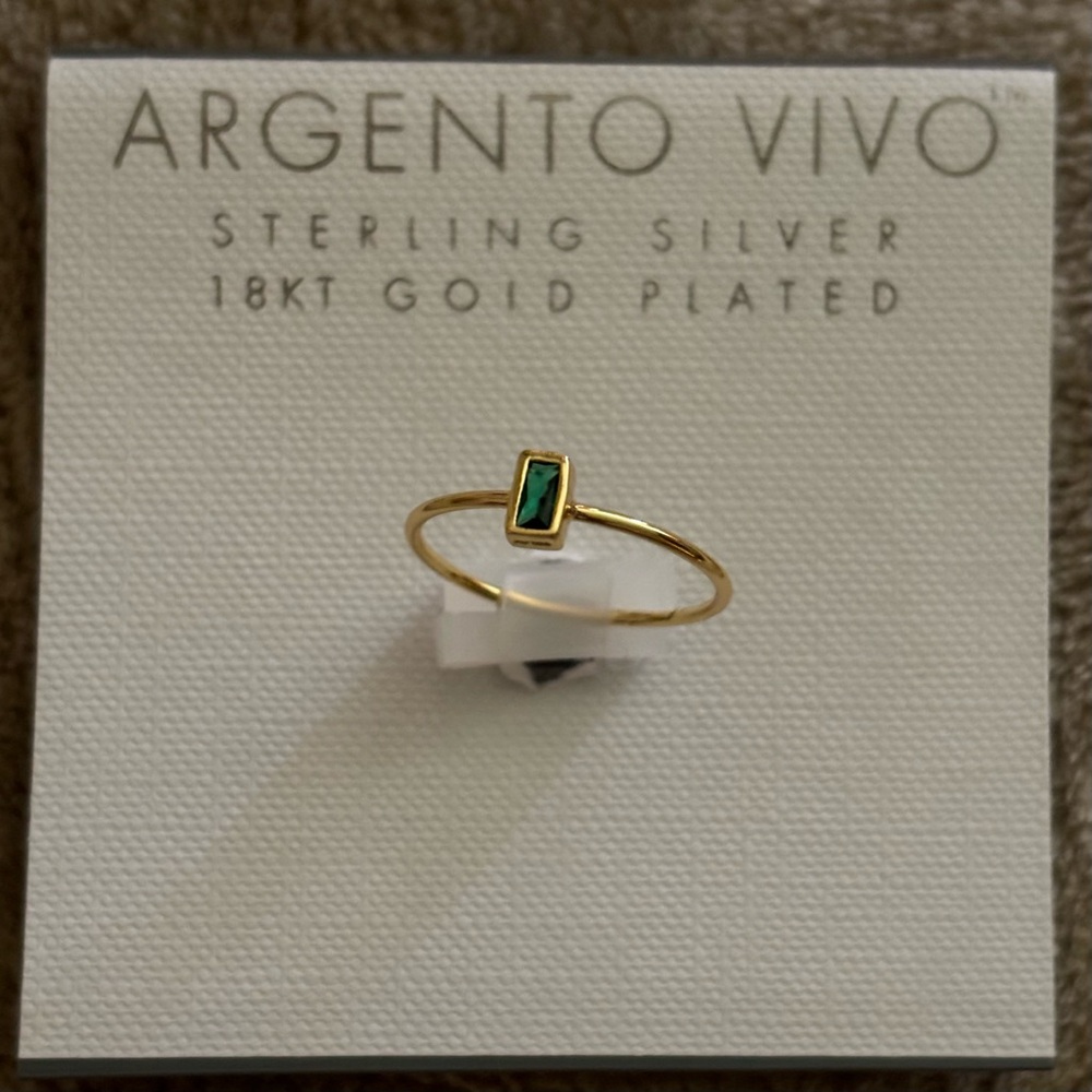 Argento Vivo Gold Ring